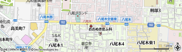 ＪＡ大阪中河内曙川周辺の地図