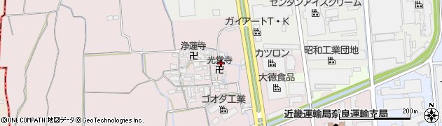 奈良県大和郡山市椎木町450周辺の地図