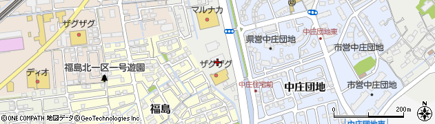 １００円ショップセリア　倉敷中庄店周辺の地図