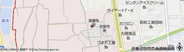 奈良県大和郡山市椎木町460周辺の地図