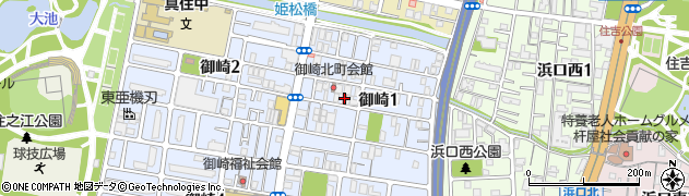 医療法人三寿会 御崎クリニック周辺の地図