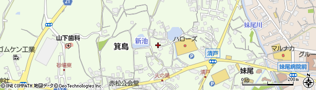 岡山県岡山市南区箕島1411周辺の地図