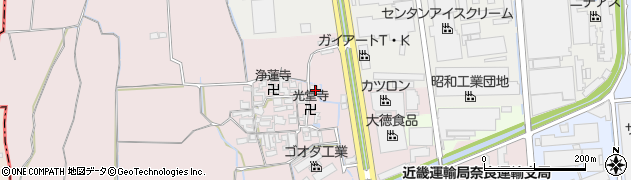 奈良県大和郡山市椎木町449周辺の地図