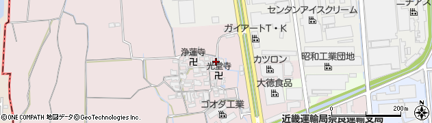 奈良県大和郡山市椎木町451周辺の地図