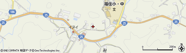 奈良県天理市福住町2011周辺の地図