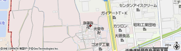 奈良県大和郡山市椎木町457周辺の地図