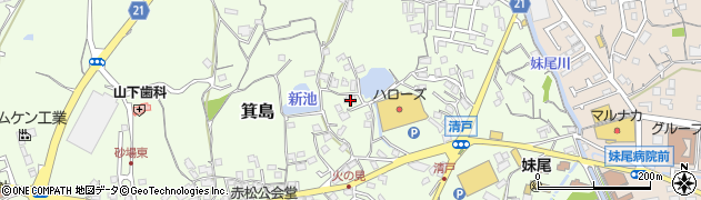岡山県岡山市南区箕島1413周辺の地図