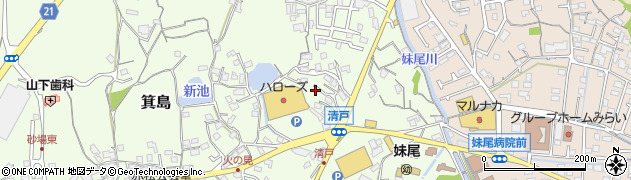 岡山県岡山市南区箕島1346周辺の地図