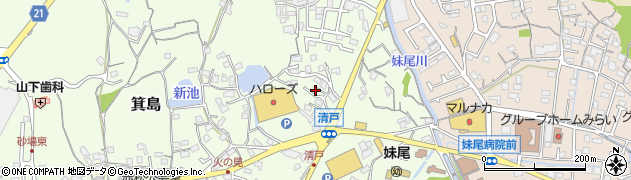 岡山県岡山市南区箕島1348周辺の地図