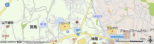 岡山県岡山市南区箕島1349周辺の地図