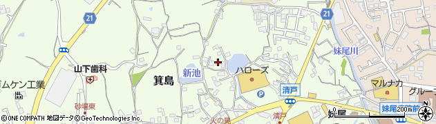 岡山県岡山市南区箕島1416周辺の地図