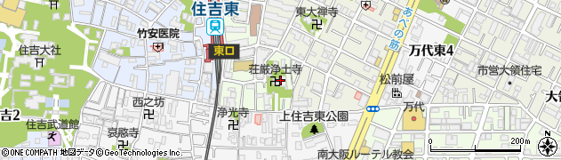 大阪府大阪市住吉区帝塚山東5丁目11周辺の地図