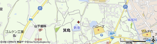 岡山県岡山市南区箕島1830周辺の地図