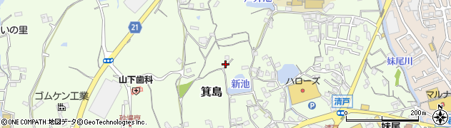 岡山県岡山市南区箕島1834周辺の地図