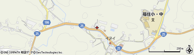 奈良県天理市福住町2098周辺の地図