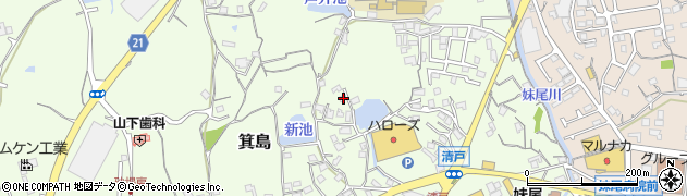 岡山県岡山市南区箕島1423周辺の地図