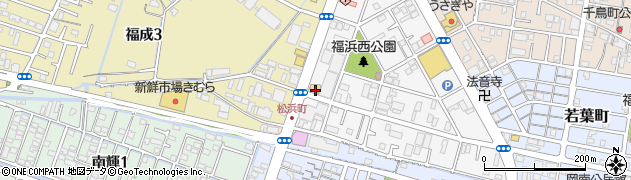 吉野家 岡山松浜店周辺の地図