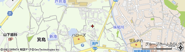 岡山県岡山市南区箕島1354周辺の地図