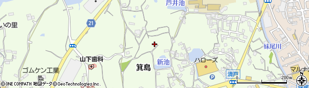 岡山県岡山市南区箕島1825周辺の地図