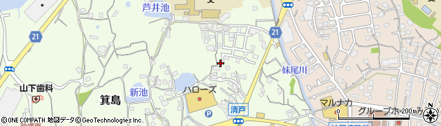 岡山県岡山市南区箕島1337周辺の地図