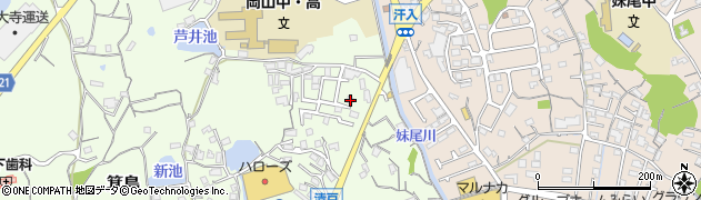 岡山県岡山市南区箕島1307周辺の地図
