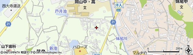 岡山県岡山市南区箕島1306周辺の地図
