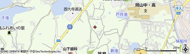 岡山県岡山市南区箕島1741周辺の地図
