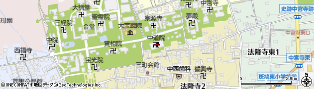 中道院周辺の地図