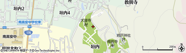 大阪府八尾市垣内418周辺の地図