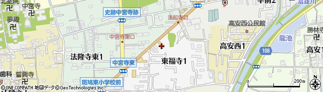 来来亭 斑鳩店周辺の地図