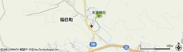奈良県天理市福住町2206周辺の地図