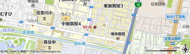津喜周辺の地図