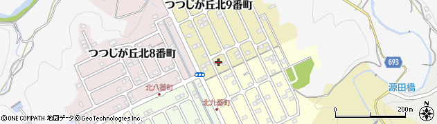 三重県名張市つつじが丘北９番町30周辺の地図