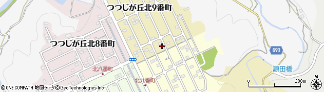 三重県名張市つつじが丘北９番町26周辺の地図