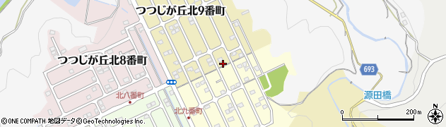 三重県名張市つつじが丘北９番町12周辺の地図