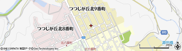 三重県名張市つつじが丘北９番町119周辺の地図