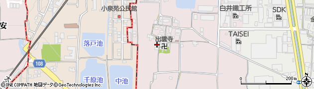 奈良県大和郡山市椎木町70周辺の地図
