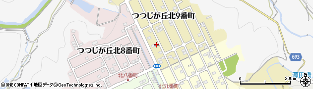 三重県名張市つつじが丘北９番町132周辺の地図