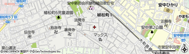 大阪府八尾市植松町2丁目10周辺の地図