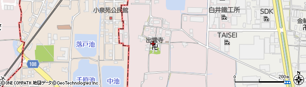 奈良県大和郡山市椎木町68周辺の地図