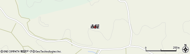 広島県世羅郡世羅町赤屋周辺の地図
