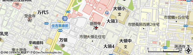 徳照寺周辺の地図