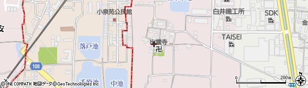 奈良県大和郡山市椎木町71周辺の地図