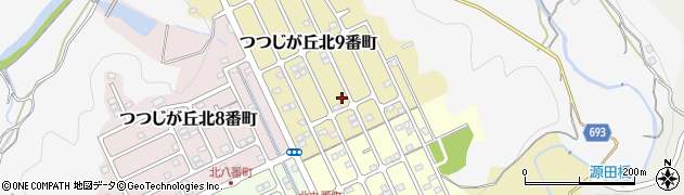三重県名張市つつじが丘北９番町99周辺の地図