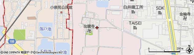 奈良県大和郡山市椎木町59周辺の地図
