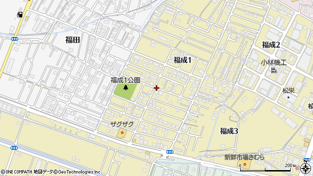 〒702-8022 岡山県岡山市南区福成の地図