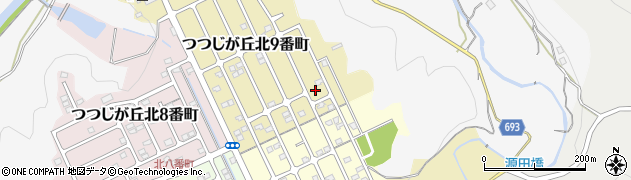 三重県名張市つつじが丘北９番町37周辺の地図