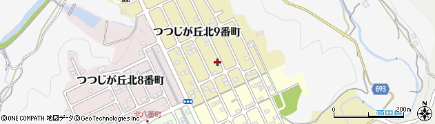 三重県名張市つつじが丘北９番町98周辺の地図