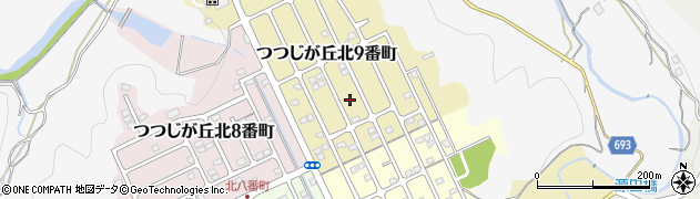三重県名張市つつじが丘北９番町84周辺の地図