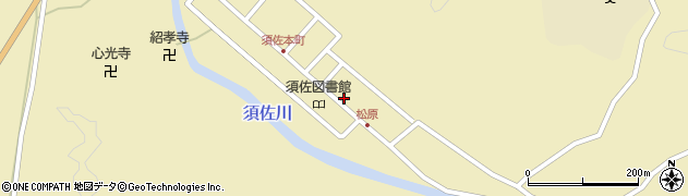 山口県萩市須佐（本町上）周辺の地図